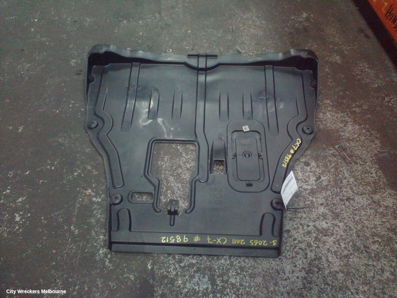 MAZDA CX7 LOWER ENGINE SPLASH TRAY, ER, MAIN ENGINE UNDERTRAY, 11/2006 - 02/2012