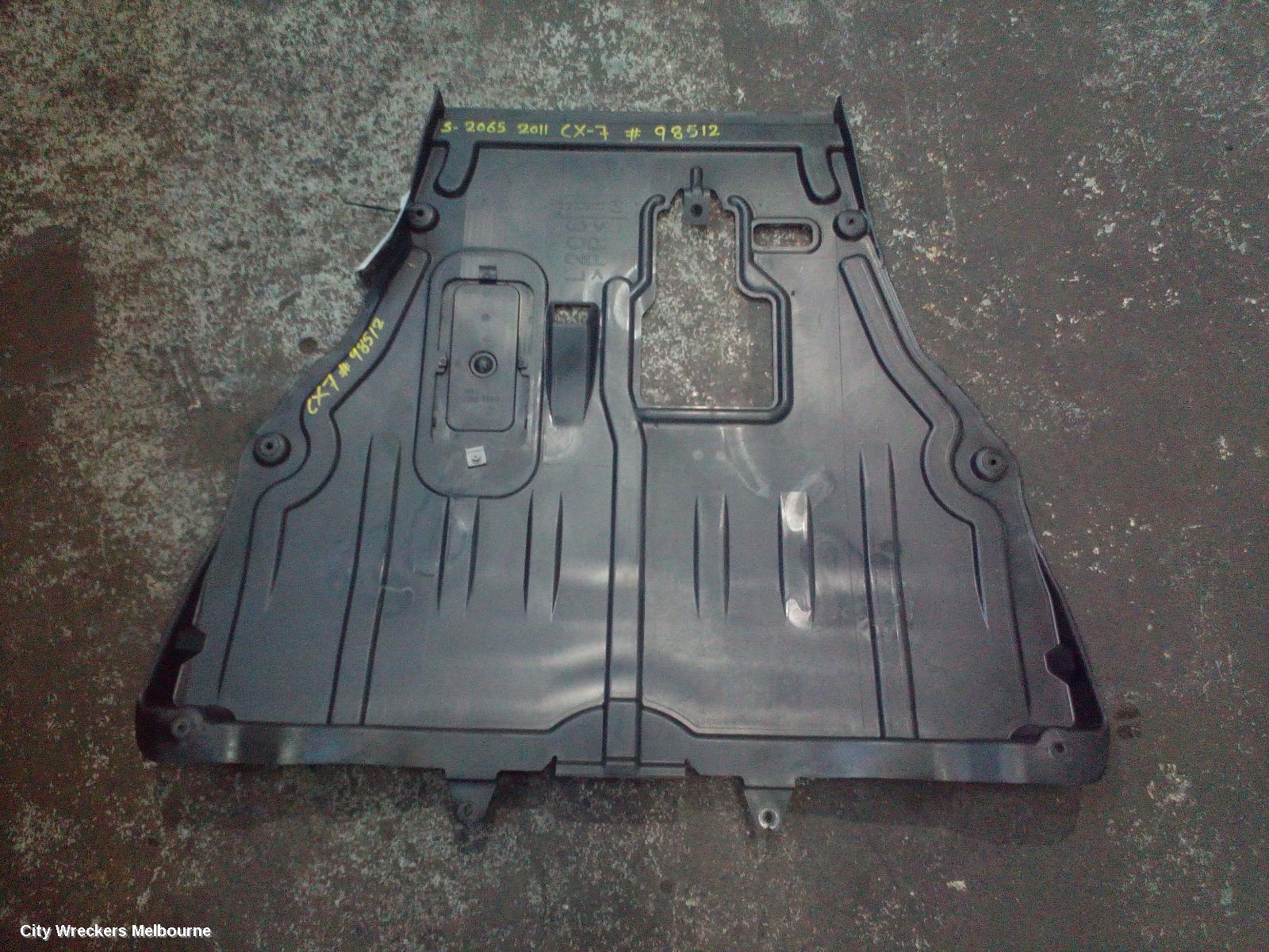 MAZDA CX7 LOWER ENGINE SPLASH TRAY, ER, MAIN ENGINE UNDERTRAY, 11/2006 - 02/2012