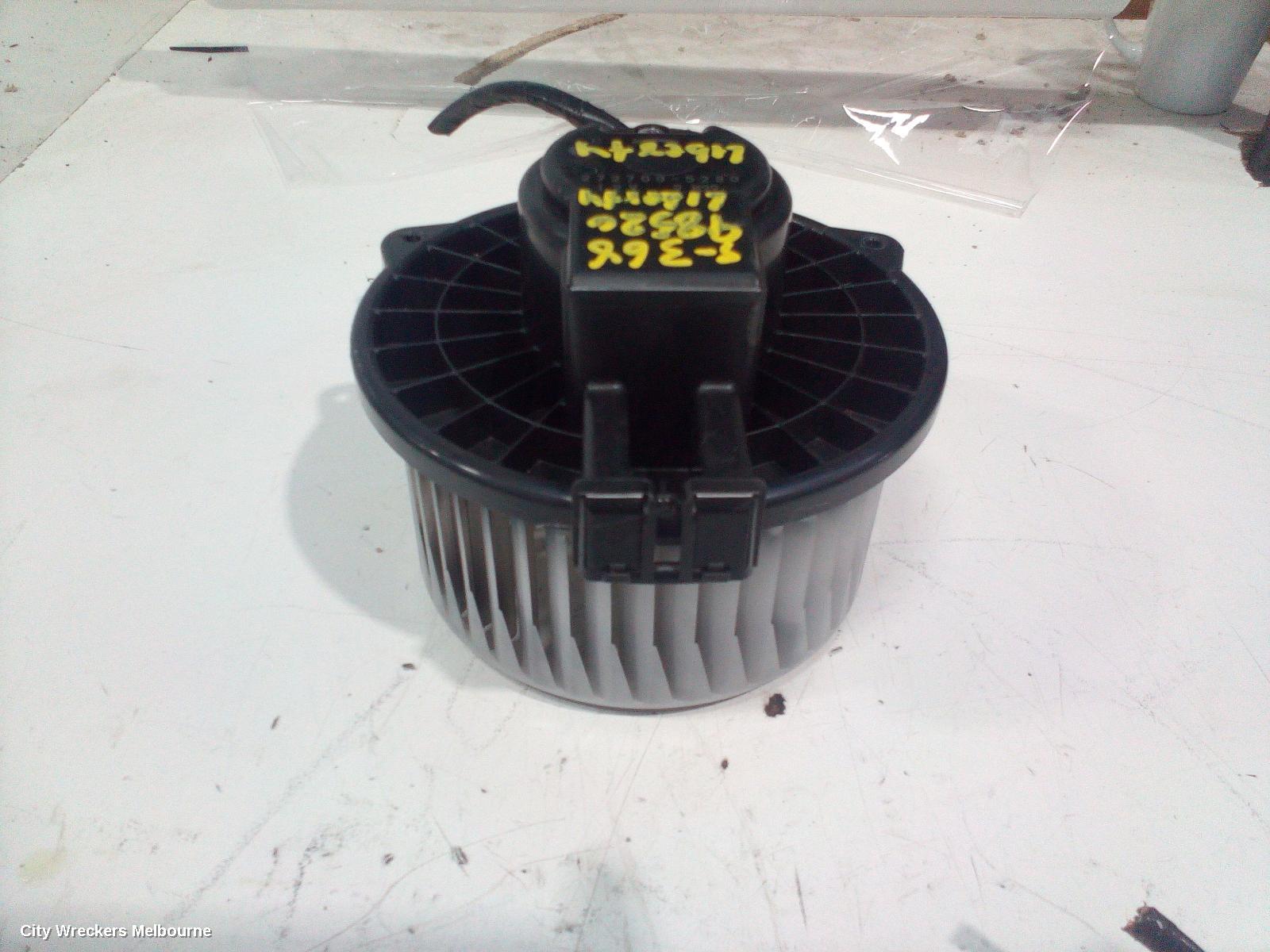 SUBARU LIBERTY HEATER FAN MOTOR, 5TH GEN, WIDE 2 PIN PLUG TYPE, P/N 2727005280, 07/2009 - 11/2014