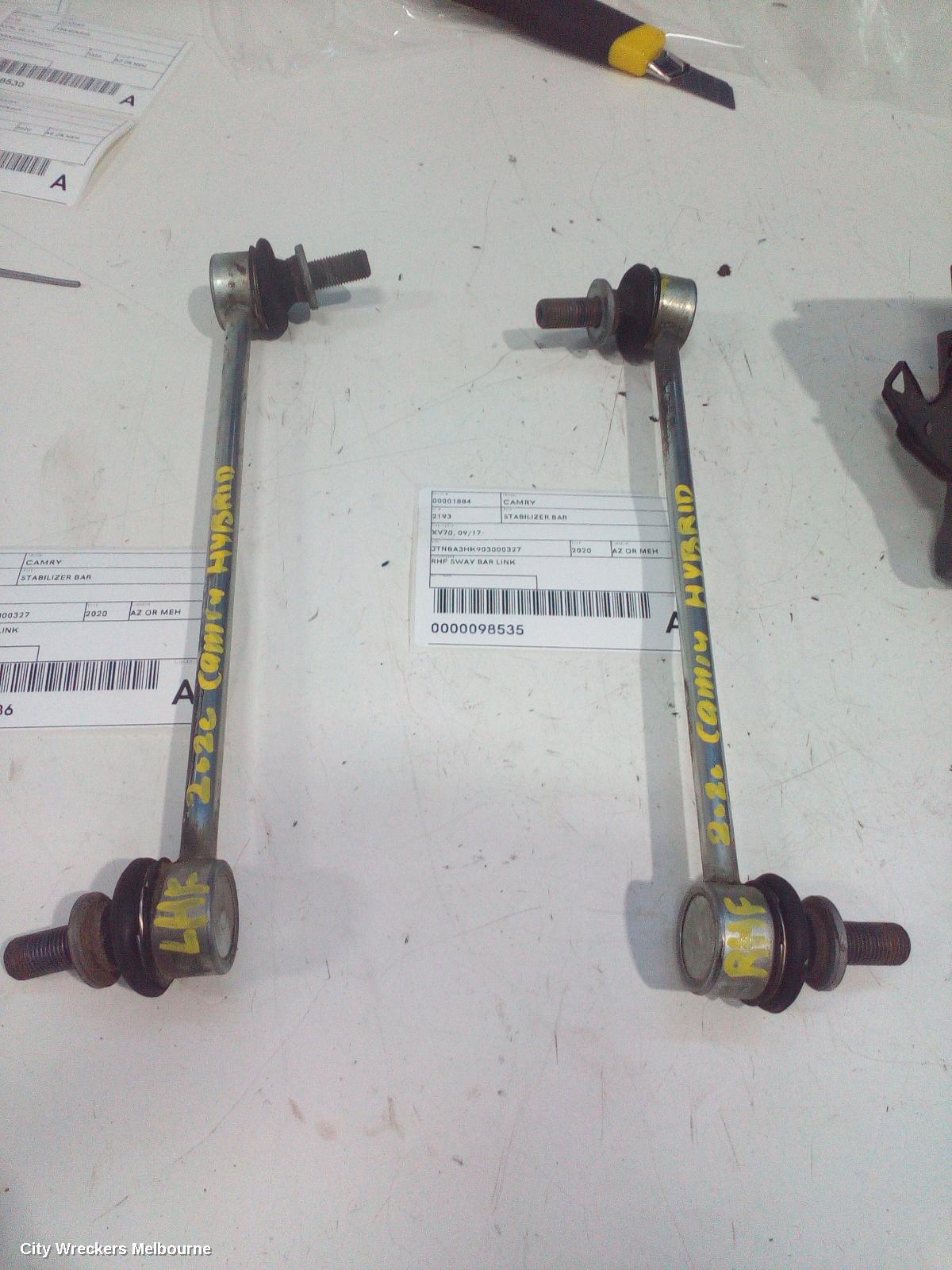 TOYOTA CAMRY STABILISER BAR, XV70, 09/2017 - 05/2024