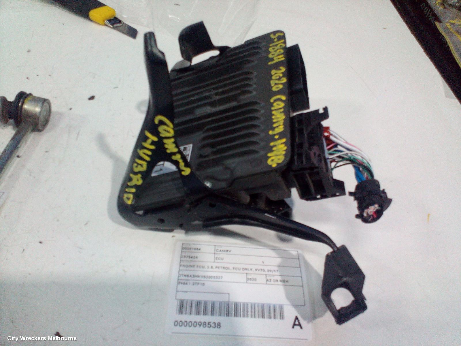 TOYOTA CAMRY ECU, ENGINE ECU, 2.5, PETROL, ECU ONLY, XV70, 09/2017 ONWARDS
