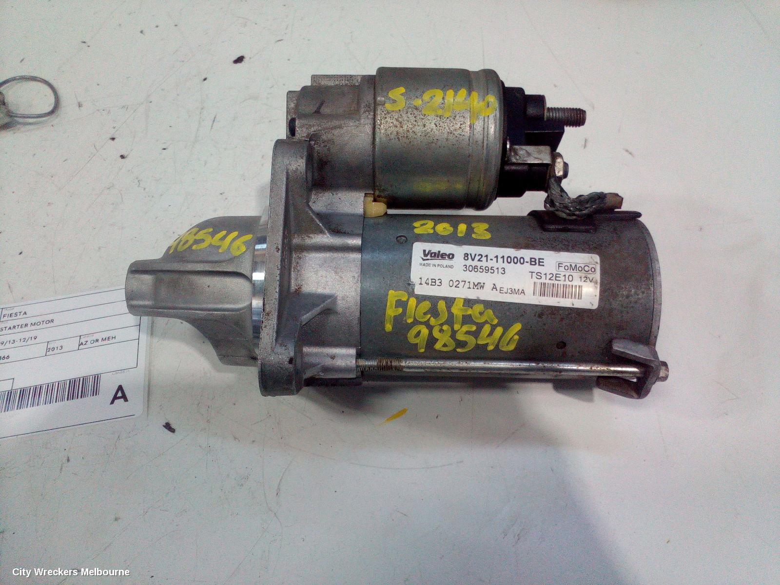 FORD FIESTA STARTER, PETROL, 1.5, WZ, 09/2013 - 12/2019