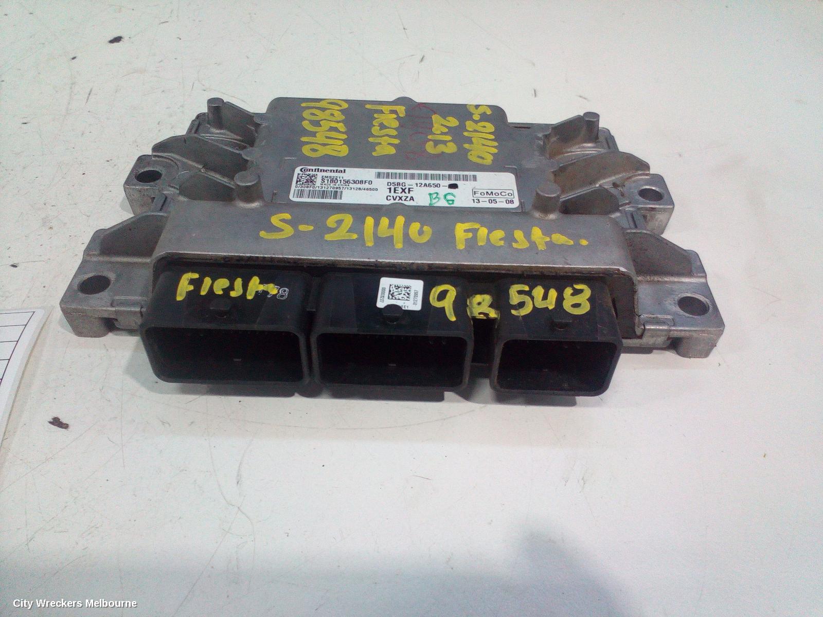 FORD FIESTA ECU, ENGINE ECU, 1.5, PETROL, ECU ONLY, WZ, 06/2013 - 12/2019