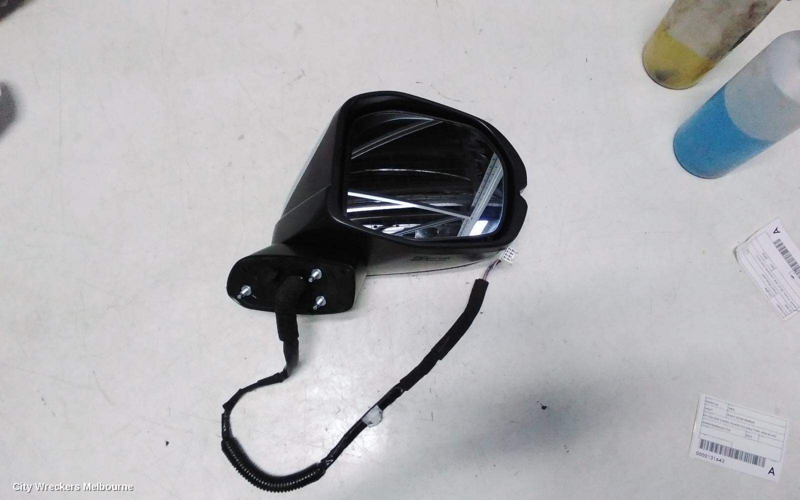 HONDA HRV RIGHT DOOR MIRROR, RV, COLOUR CODED, POWER FOLDING TYPE, NON BLIND SPOT TYPE, 12/2021 ONWARDS