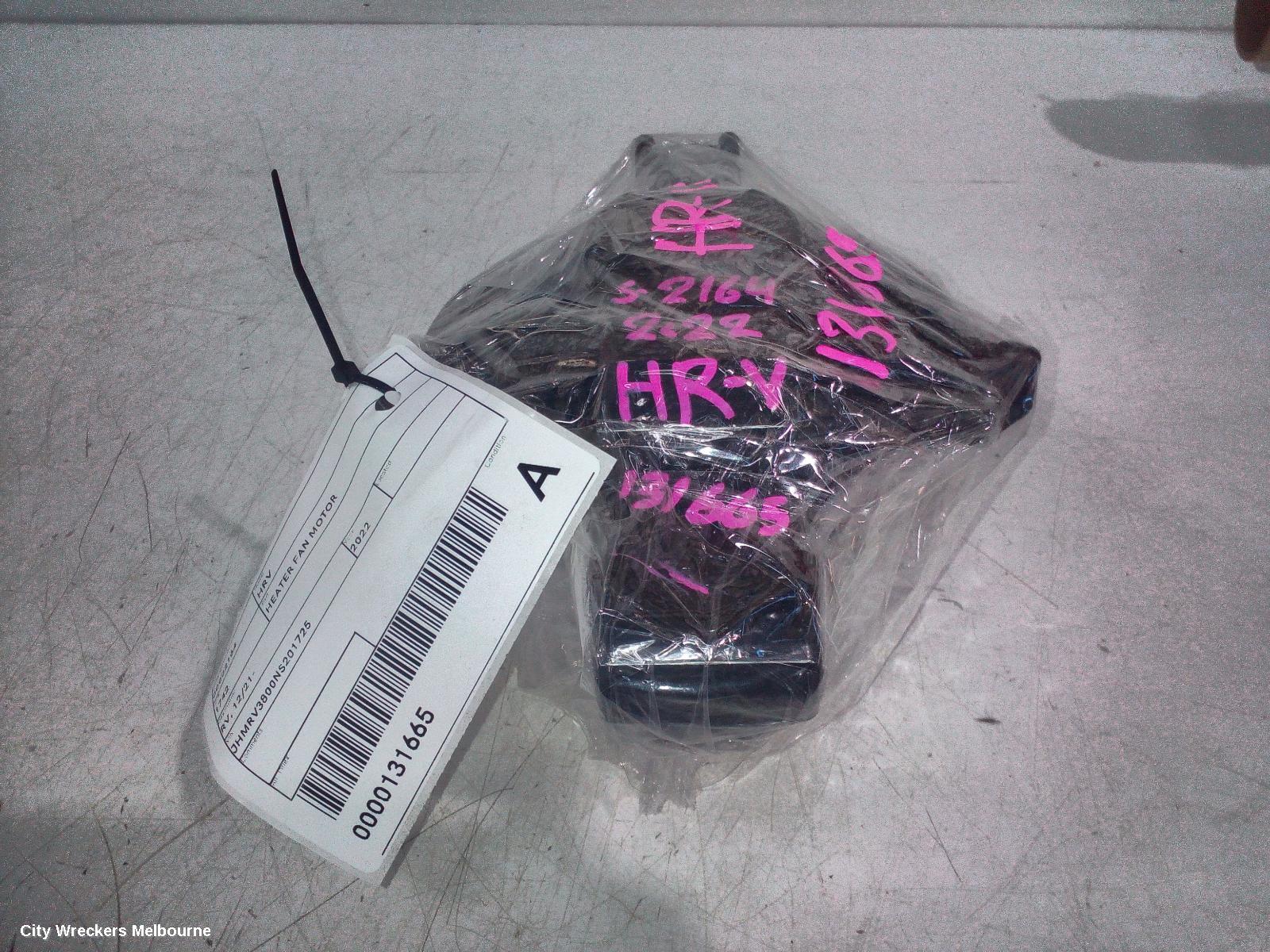 HONDA HRV HEATER FAN MOTOR, RV, 12/2021 ONWARDS