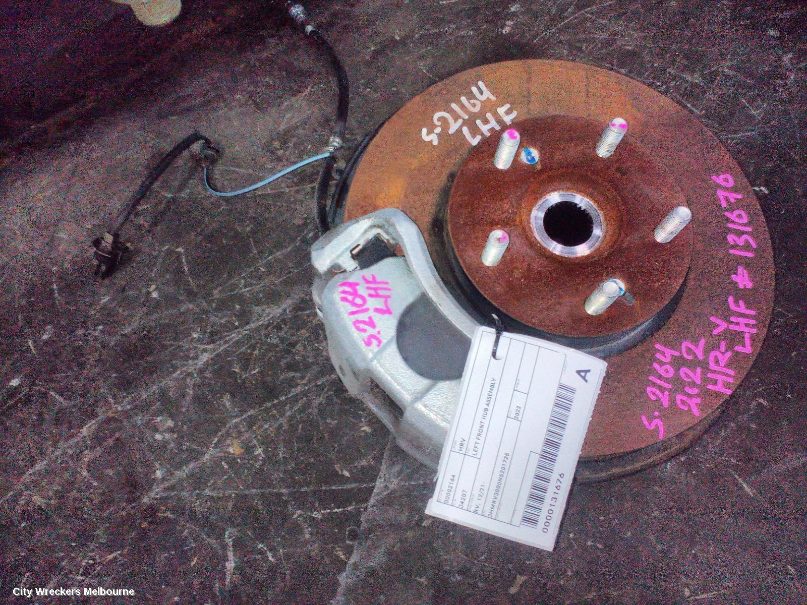 HONDA HRV LEFT FRONT HUB ASSEMBLY, RV, 12/2021 ONWARDS