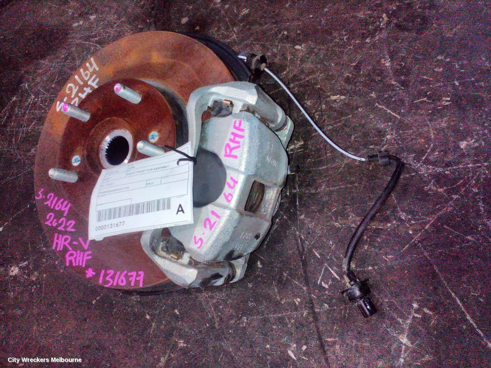HONDA HRV RIGHT FRONT HUB ASSEMBLY, RV, 12/2021 ONWARDS