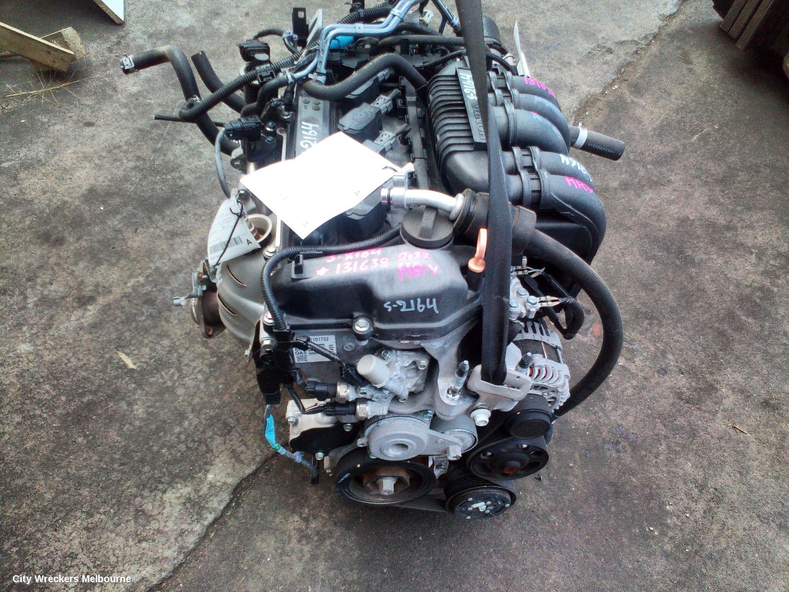 HONDA HRV ENGINE, PETROL, 1.5, L15Z, RV, 12/2021 ONWARDS