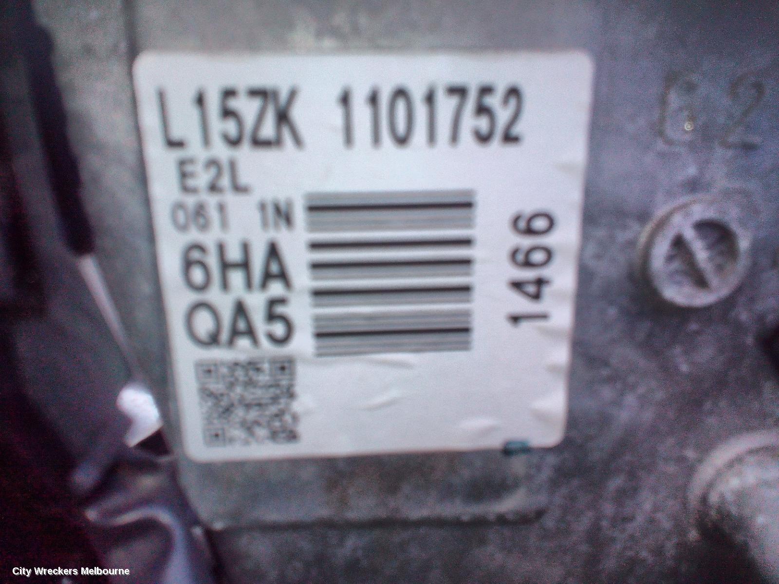 HONDA HRV ENGINE, PETROL, 1.5, L15Z, RV, 12/2021 ONWARDS