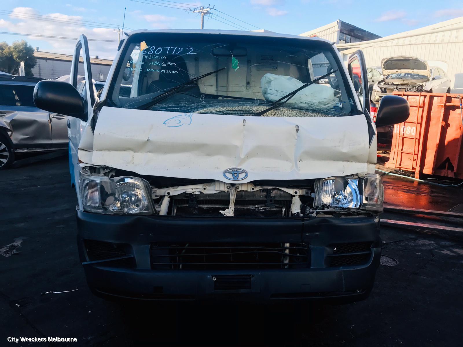 TOYOTA HIACE FRONT DIFF ASSEMBLY, TRH/KDH 03/2005 - 04/2019