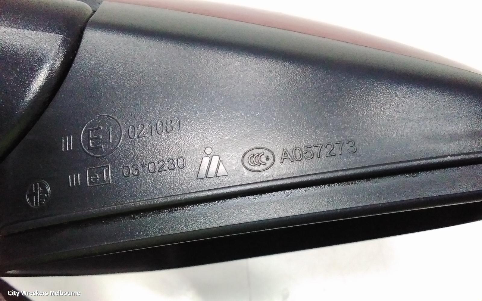 ALFA ROMEO GIULIETTA LEFT DOOR MIRROR, COLOUR CODED TYPE, 940 SERIES, 06/2011 ONWARDS