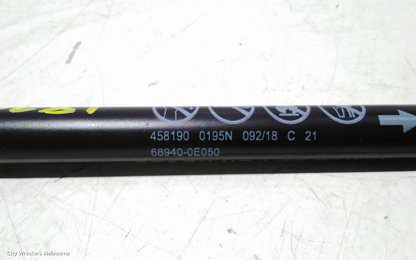 TOYOTA KLUGER HATCH STRUT, TAILGATE STRUT (LH SIDE), NON POWER LIFT TYPE, GSU50/GSU55, 12/2013 - 02/2021