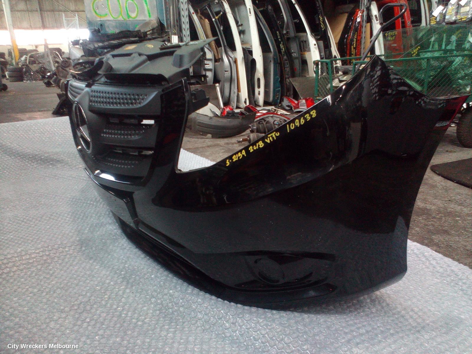 MERCEDES VITO FRONT BUMPER, 447, COLOUR CODED, NON PARK SENSOR TYPE, 03/2015 - 10/2020