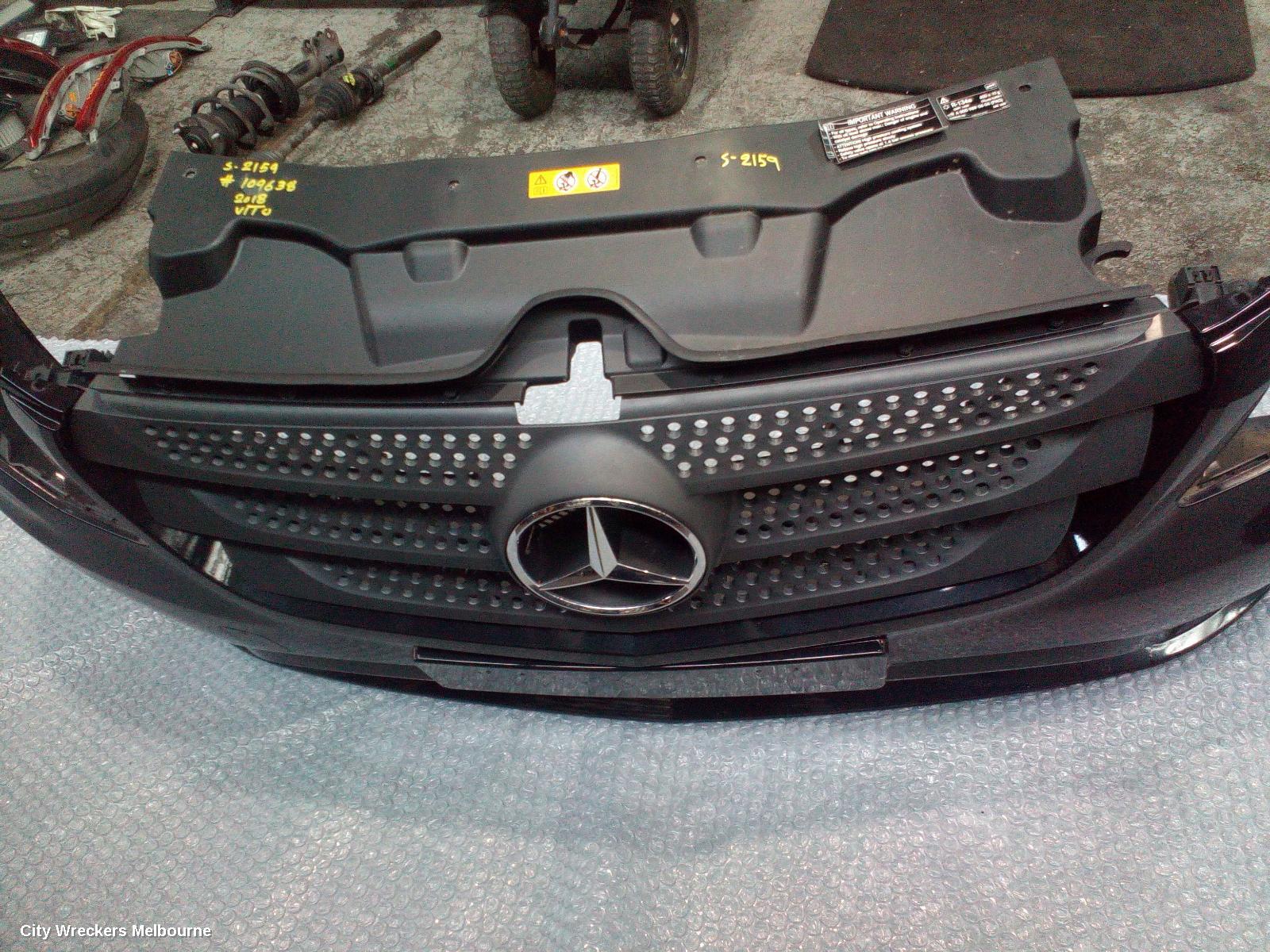 MERCEDES VITO FRONT BUMPER, 447, COLOUR CODED, NON PARK SENSOR TYPE, 03/2015 - 10/2020