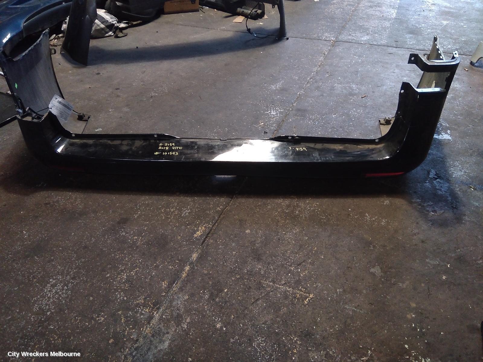 MERCEDES VITO REAR BUMPER, 447, BUMPER BAR, W/ PARK SENSOR TYPE, BLACK, 03/2015 - 10/2020