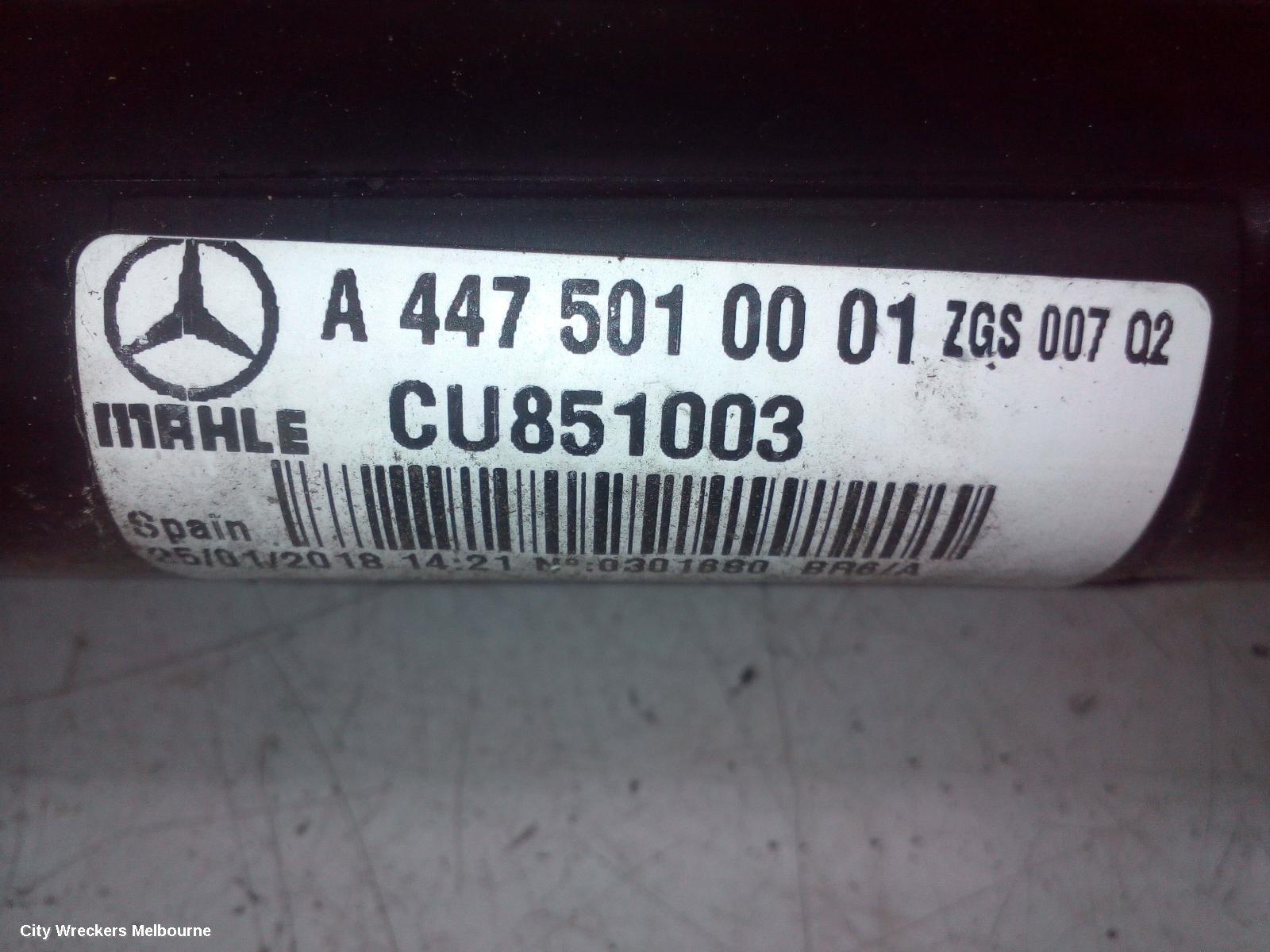 MERCEDES VITO RADIATOR, AUTO, 2.1, DIESEL, 447, 03/2015 ONWARDS