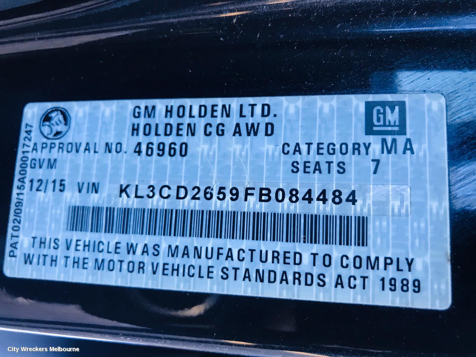 HOLDEN CAPTIVA RIGHT FRONT HUB ASSEMBLY, CG, 01/2011 - 06/2018