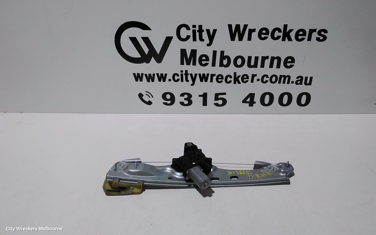 HOLDEN ASTRA LEFT REAR WND REG/MOTOR, BK, 5DR HATCH, 09/2016 ONWARDS