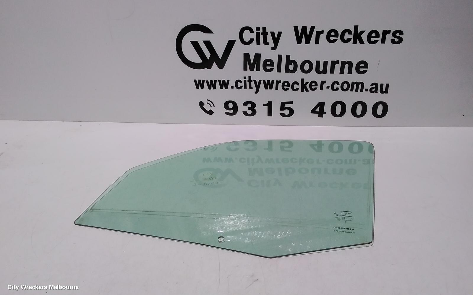 JEEP CHEROKEE LEFT FRONT DOOR WINDOW, KK, 02/2008 - 10/2012
