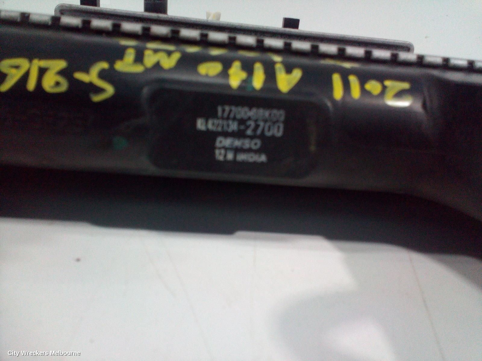 SUZUKI ALTO RADIATOR, MANUAL, 1.0, K10BN, GF, 07/2009 - 12/2014