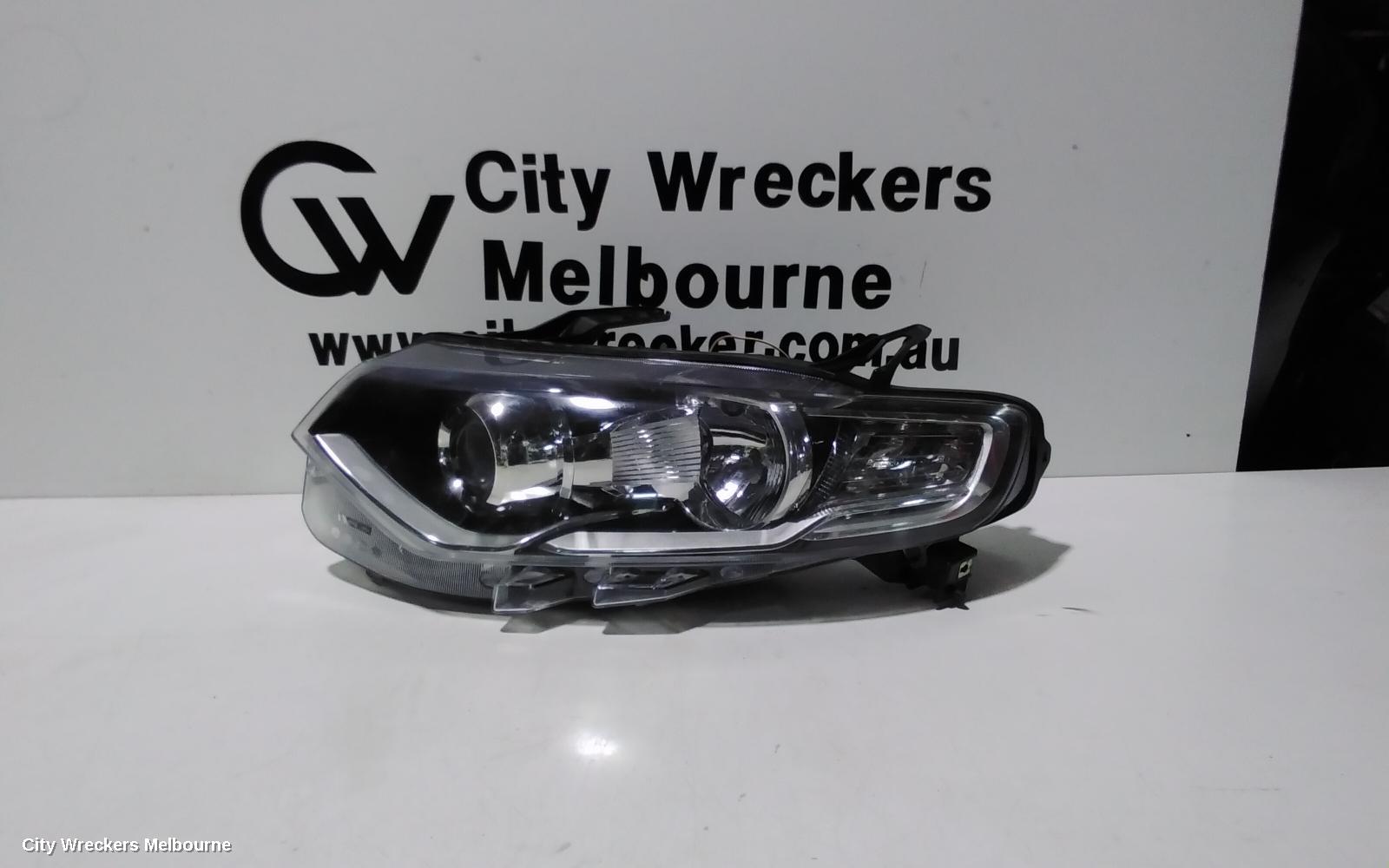 FORD TERRITORY LEFT HEADLAMP, SZ MKI, TITANIUM, 04/2011 - 09/2014