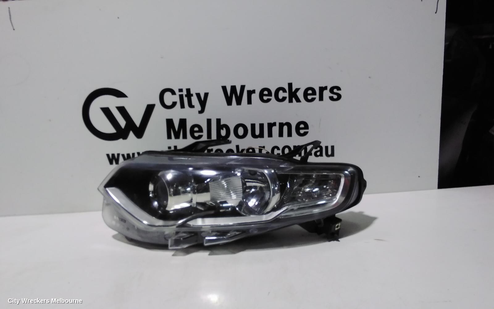 FORD TERRITORY LEFT HEADLAMP, SZ MKI, TITANIUM, 04/2011 - 09/2014