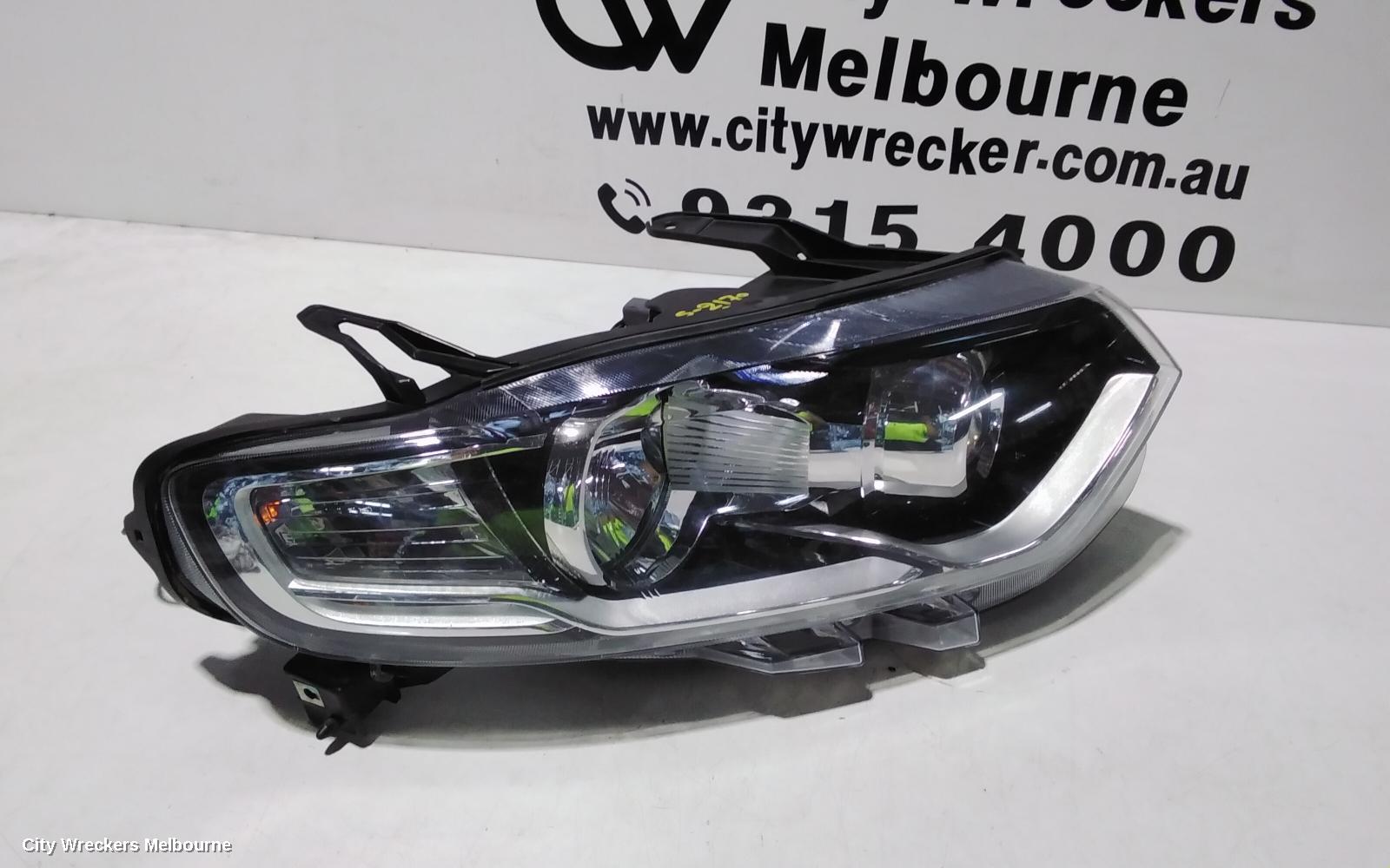 FORD TERRITORY RIGHT HEADLAMP, SZ MKI, TITANIUM, 04/2011 - 09/2014