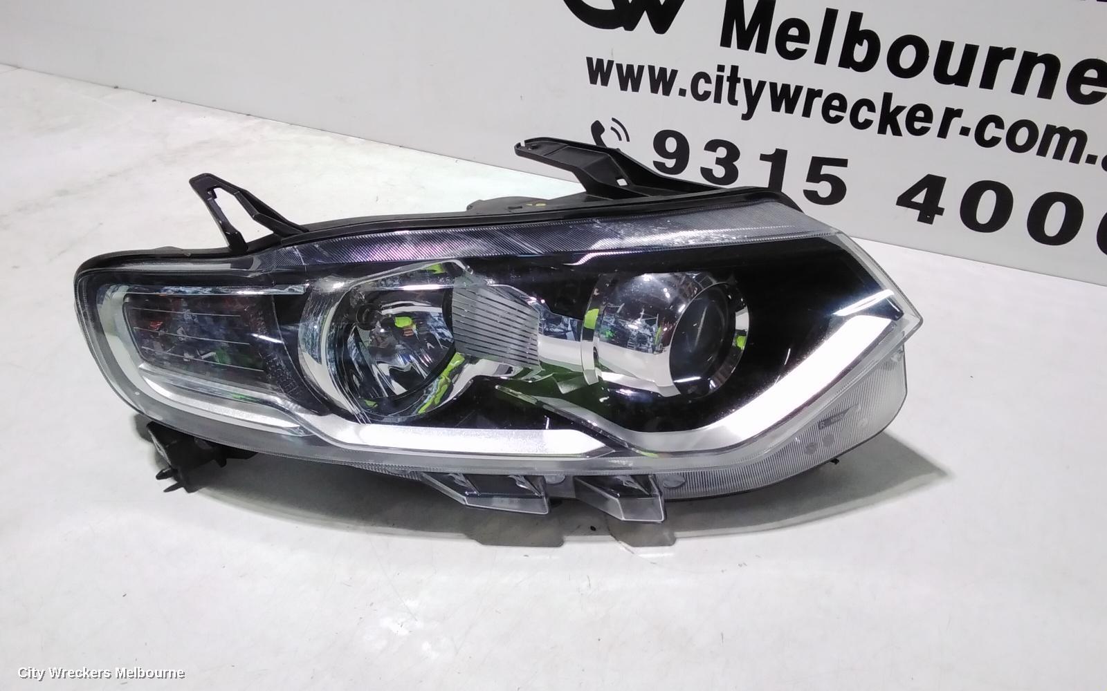 FORD TERRITORY RIGHT HEADLAMP, SZ MKI, TITANIUM, 04/2011 - 09/2014