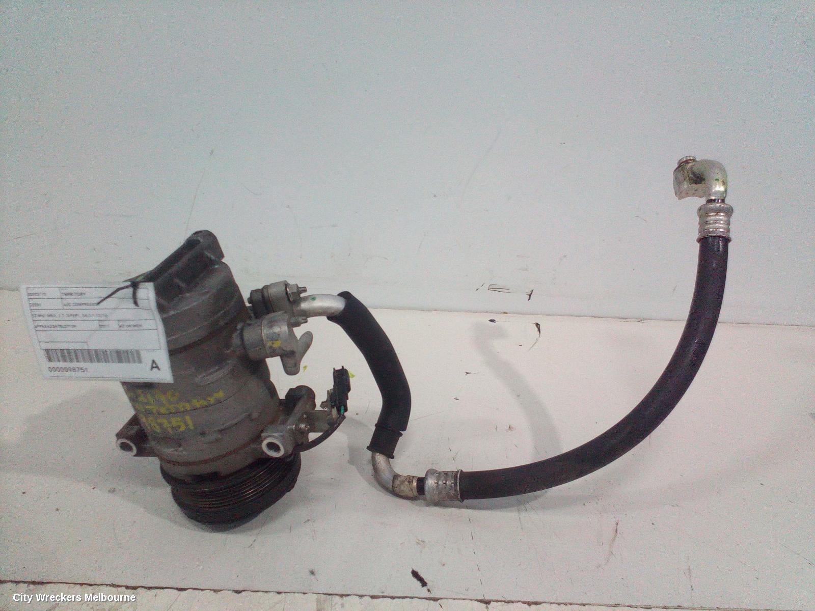 FORD TERRITORY A/C COMPRESSOR, SZ MKI-MKII, 2.7, DIESEL, 04/2011 - 12/2016