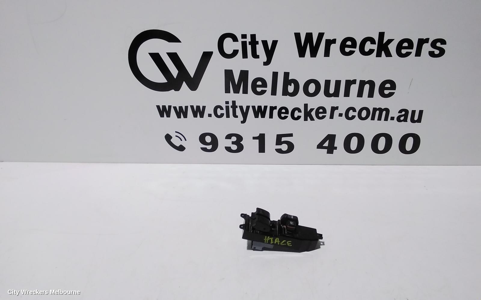 TOYOTA HIACE PWR DR WIND SWITCH, RH FRONT (MASTER SWITCH), TRH/KDH, 03/2014 - 04/2019