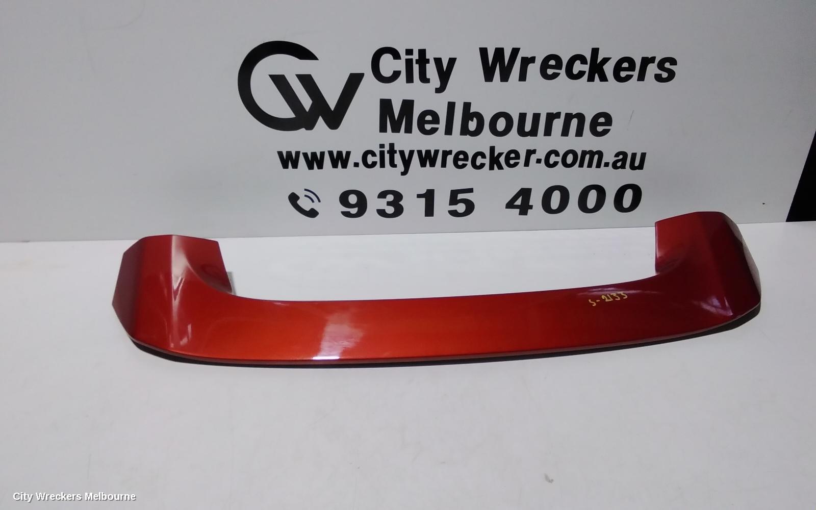 HONDA CIVIC REAR SPOILER, 10TH GEN, HATCH, UPPER, 05/2016 - 08/2021