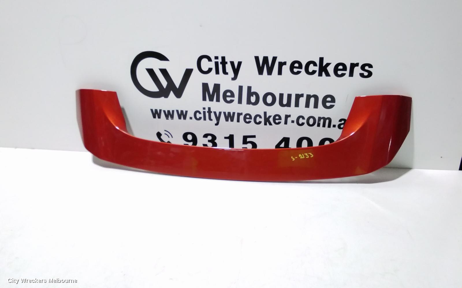 HONDA CIVIC REAR SPOILER, 10TH GEN, HATCH, UPPER, 05/2016 - 08/2021