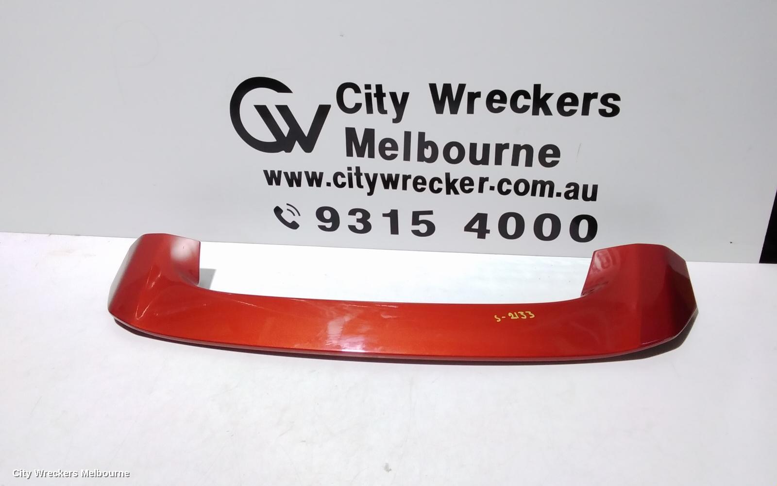 HONDA CIVIC REAR SPOILER, 10TH GEN, HATCH, UPPER, 05/2016 - 08/2021