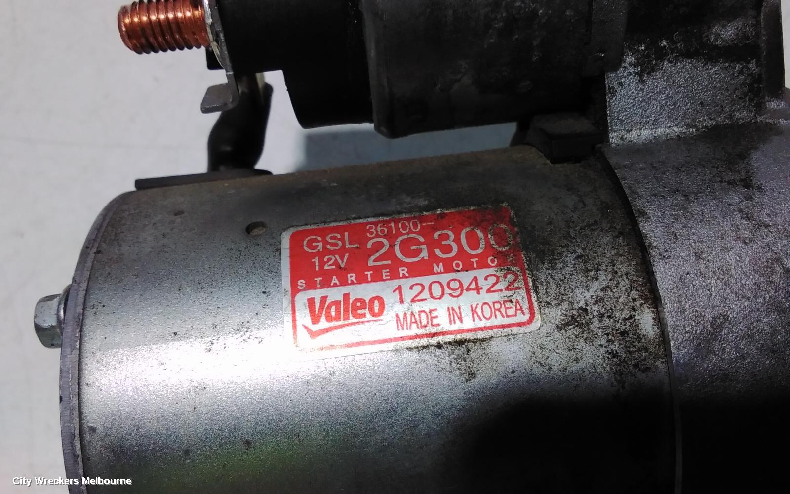 HYUNDAI SONATA STARTER, PETROL, 2.0/2.4, LF, 10/2014 - 01/2020