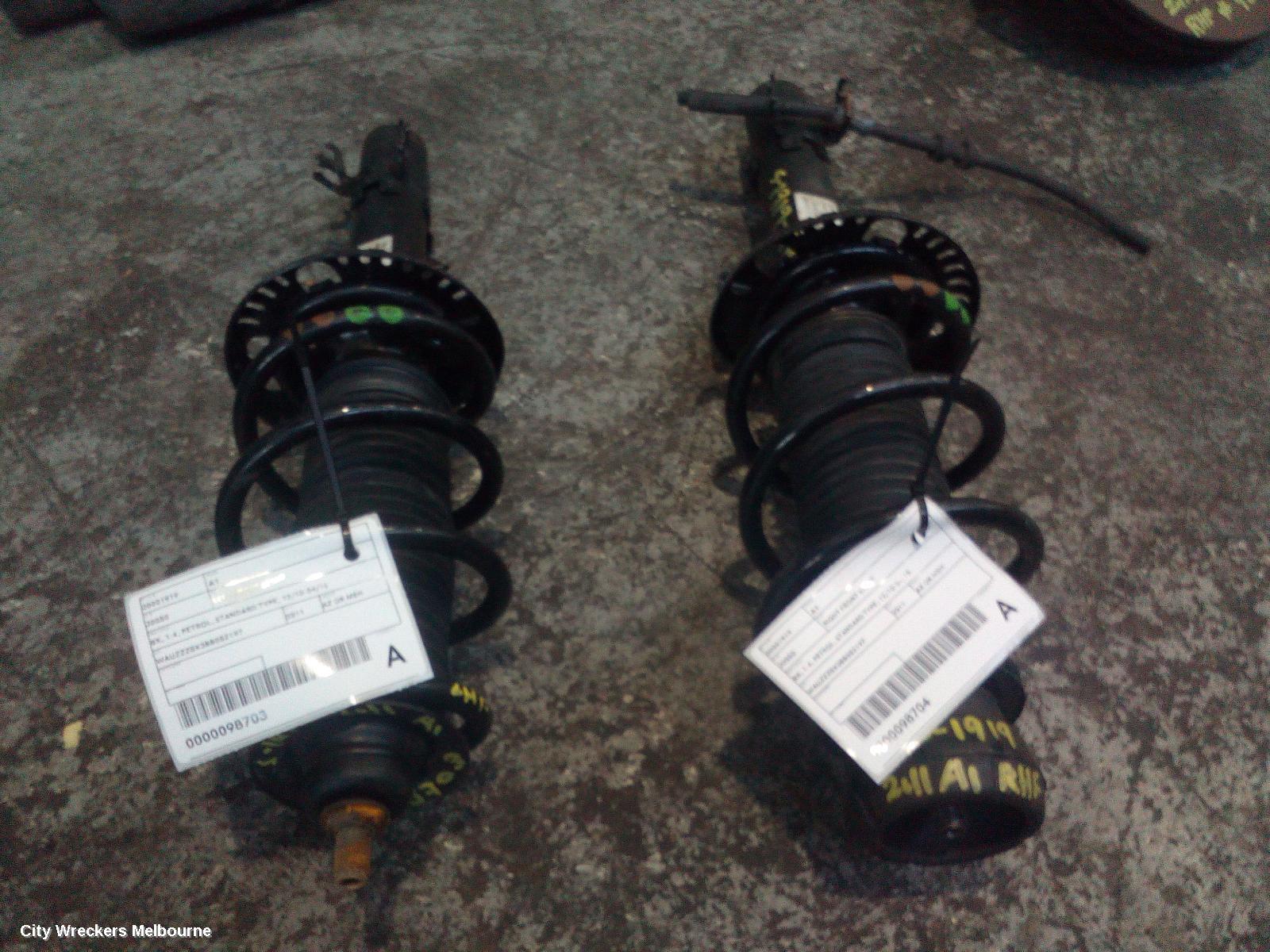 AUDI A1 LEFT FRONT STRUT, 8X, 1.4, PETROL, STANDARD TYPE, 12/2010 - 04/2015