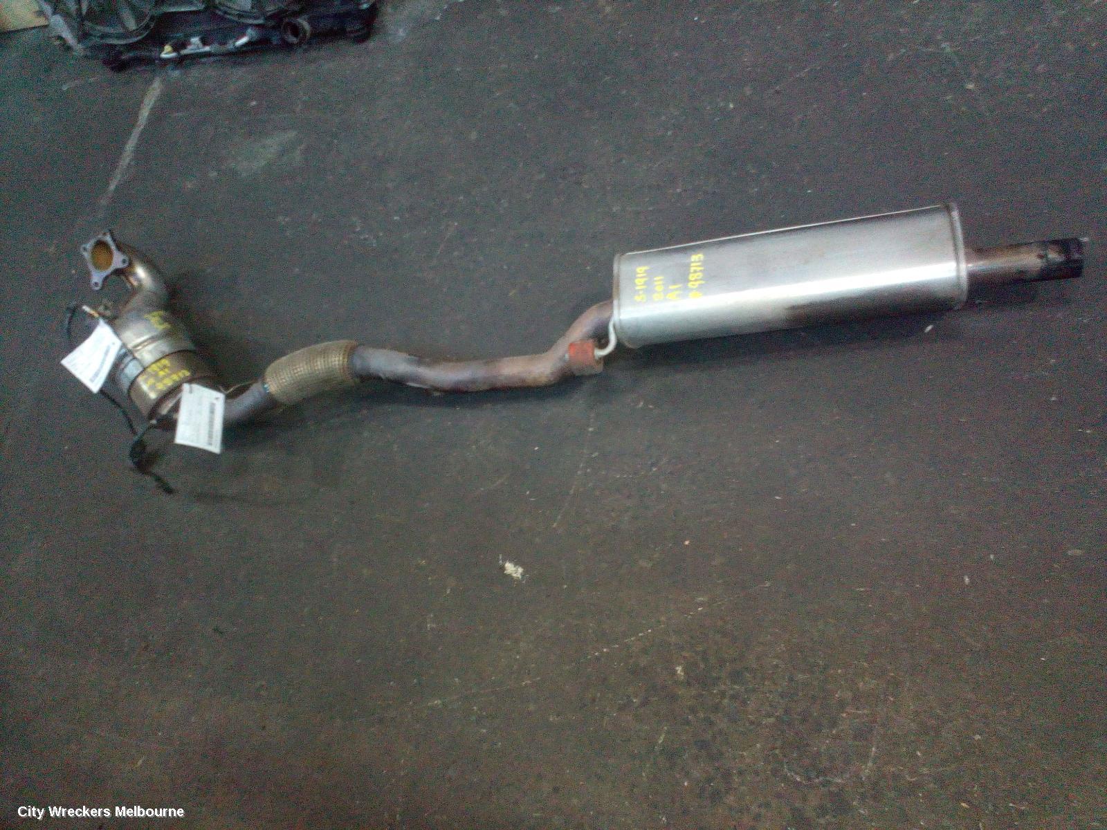 AUDI A1 CATALYTIC CONVERTER, UNDER CAR, 1.4, PETROL, CAXA/CNVA CODE, 8X, 12/2010 - 10/2018