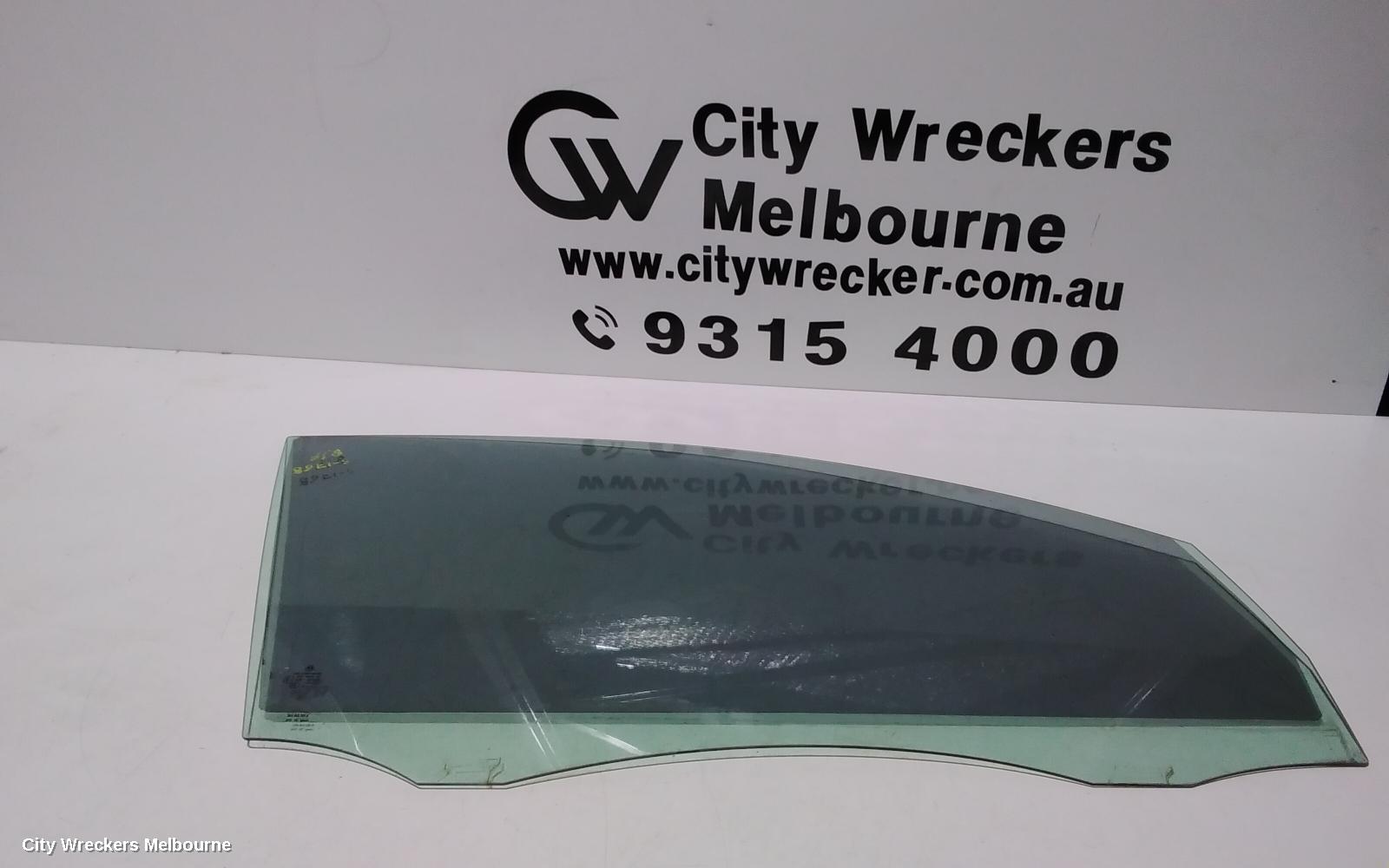VOLKSWAGEN GOLF RIGHT FRONT DOOR WINDOW, GEN 6, 5DR HATCH, 12/2008 - 03/2013