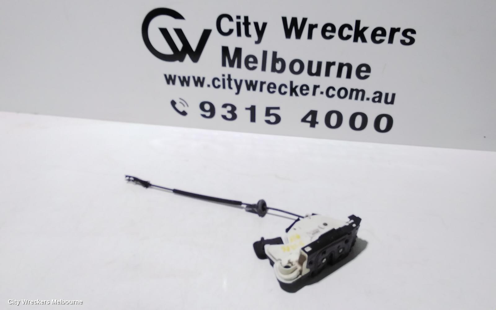 VOLKSWAGEN GOLF DOOR/BOOT/GATE LOCK, RIGHT FRONT DOOR LOCK, GEN 6, HATCH/CABRIO, P/N 5K2837016H, 12/2008 - 01/2016
