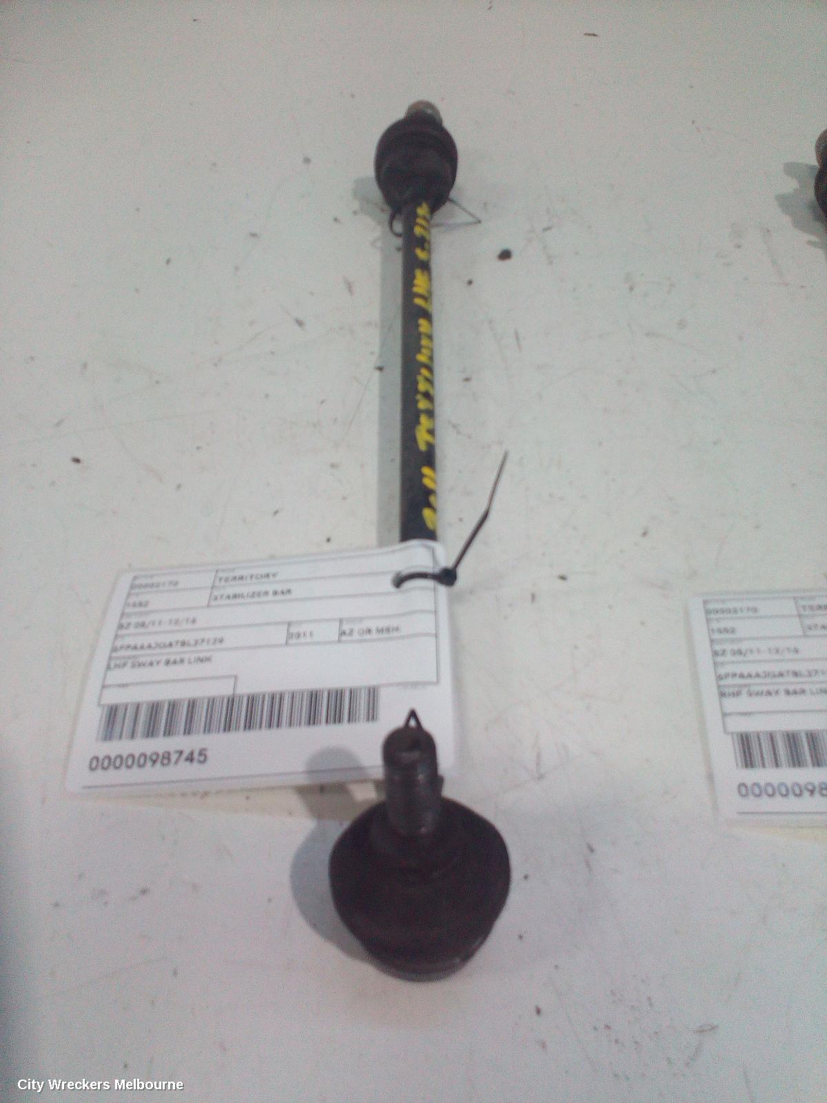 FORD TERRITORY STABILISER BAR, SZ, 03/2011 - 12/2016