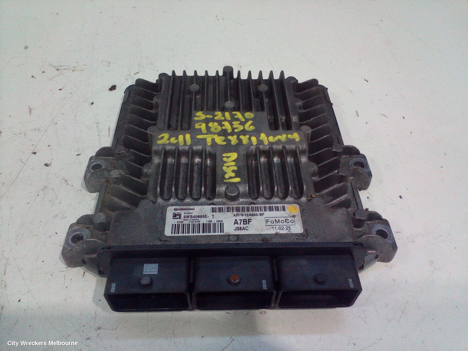 FORD TERRITORY ECU, ENGINE ECU, DIESEL, AWD, AUTO, ECU ONLY, SZ MKI-MKII, 04/2011 - 12/2016