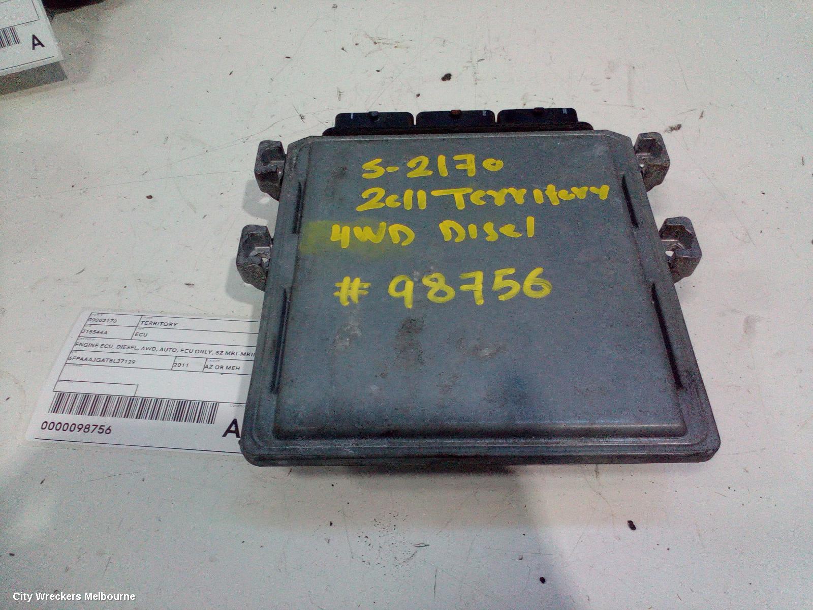 FORD TERRITORY ECU, ENGINE ECU, DIESEL, AWD, AUTO, ECU ONLY, SZ MKI-MKII, 04/2011 - 12/2016