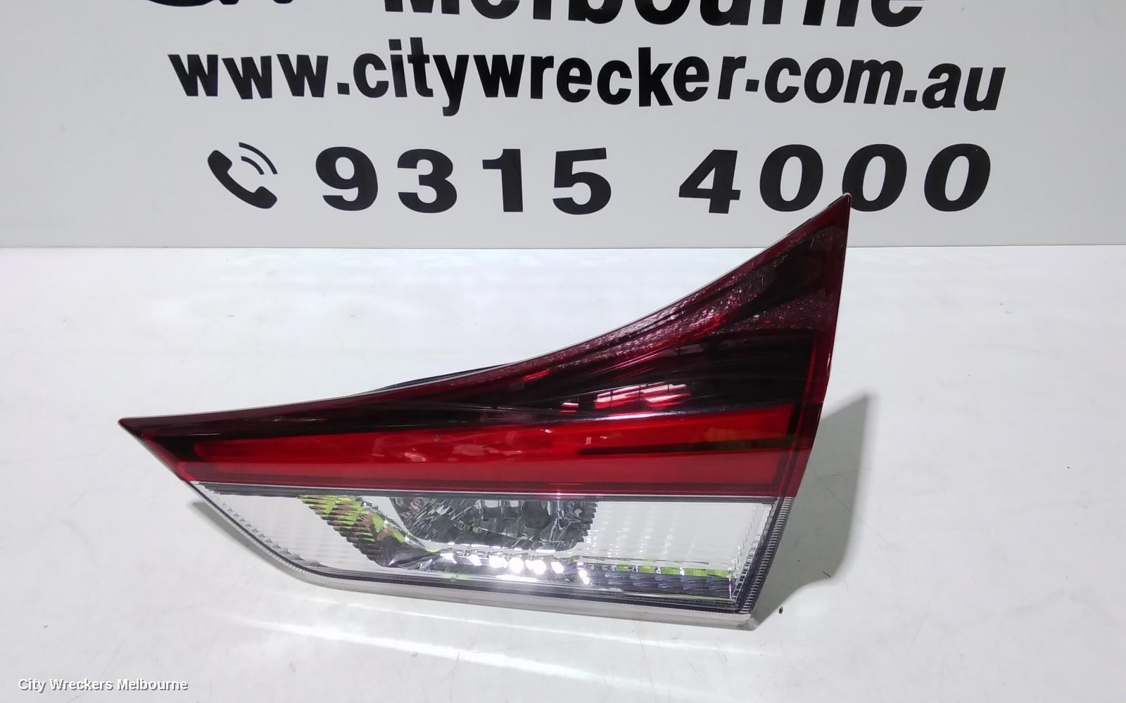 TOYOTA COROLLA REAR GARNISH, TAILGATE LAMP (RH SIDE), ZRE182R/ZWE186R, HATCH, 03/2015 - 06/2018