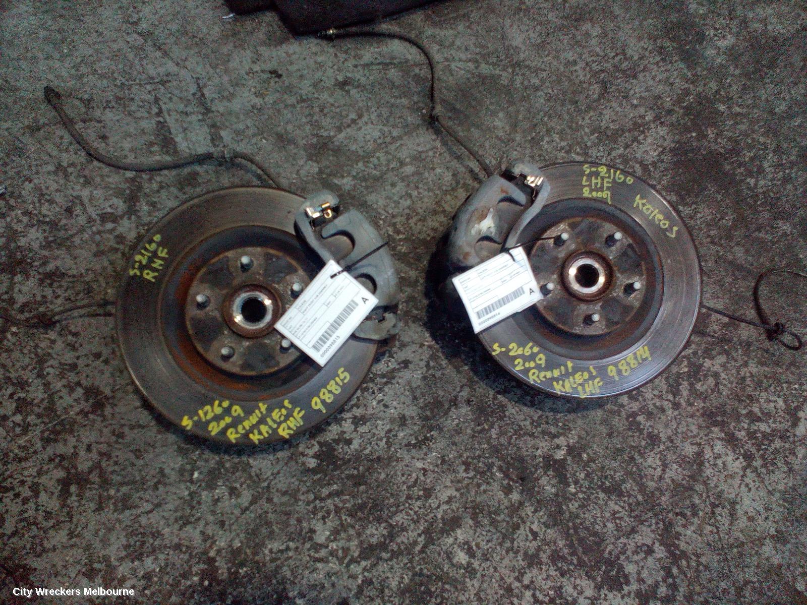RENAULT KALEOS RIGHT FRONT HUB ASSEMBLY, H45, 09/2008 - 04/2016