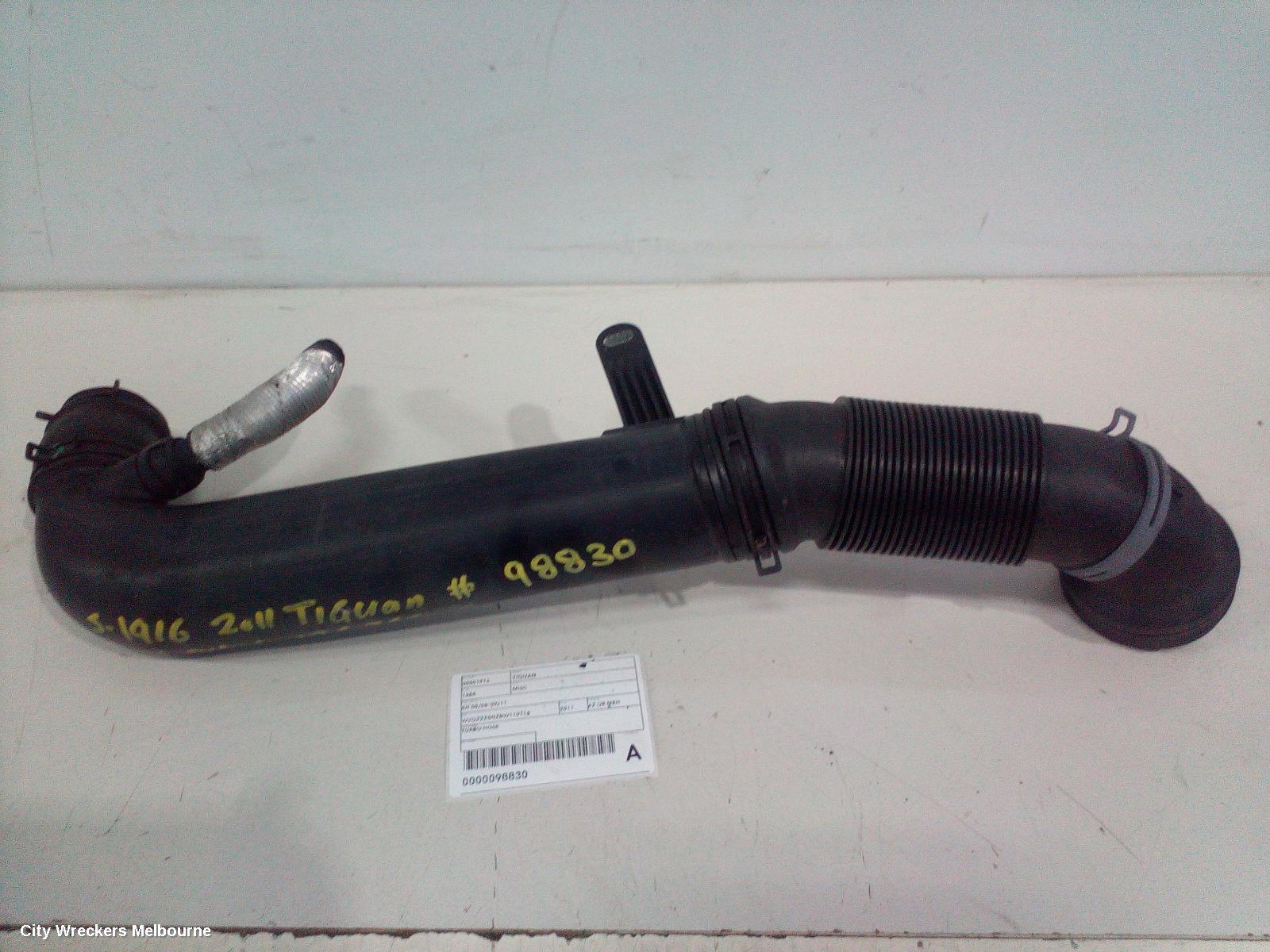 VOLKSWAGEN TIGUAN, 5N 05/2008 - 09/2011, TURBO HOSE: 98830