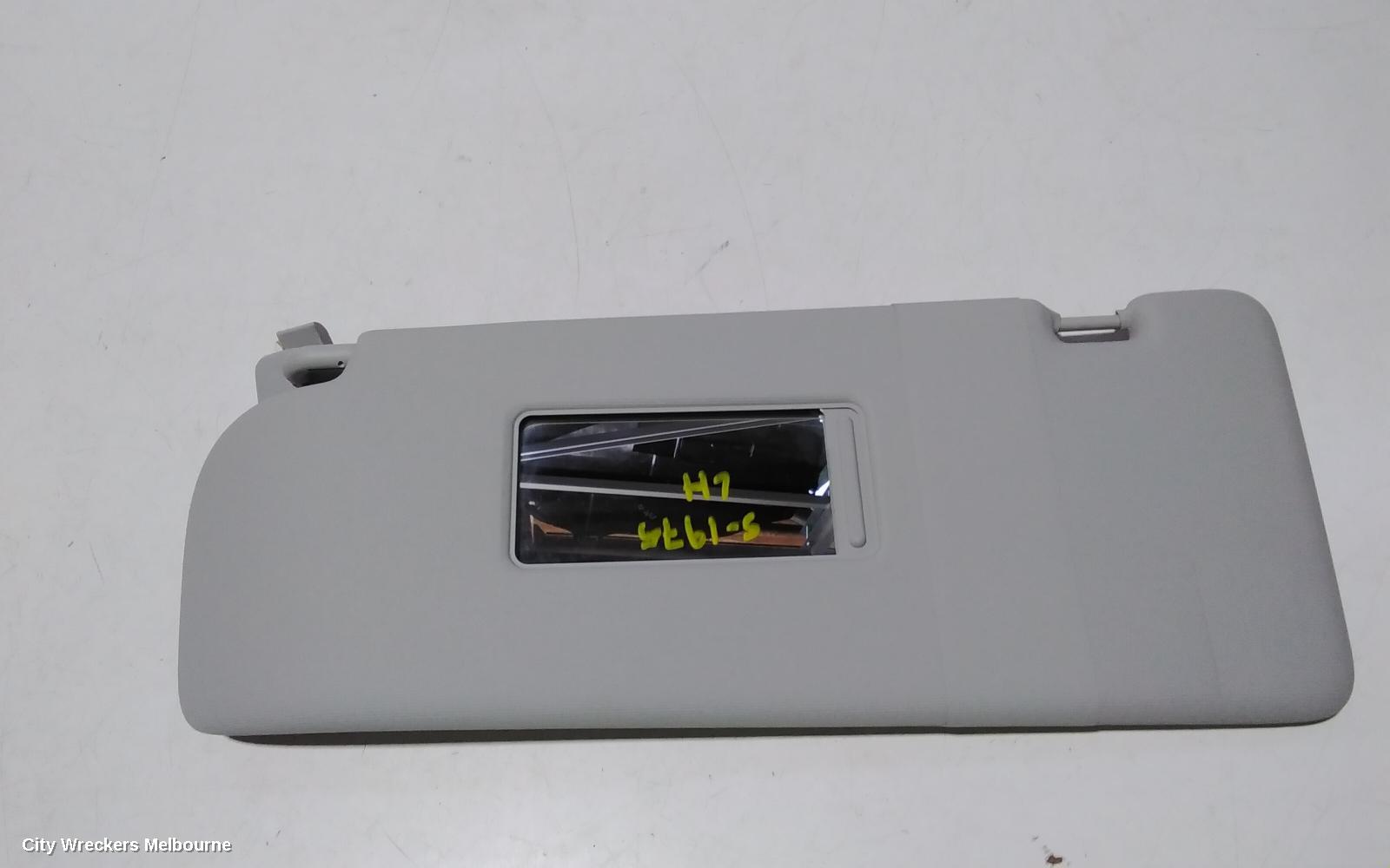 VOLKSWAGEN AMAROK SUNVISOR, 2H, LH SIDE, 12/2010 ONWARDS