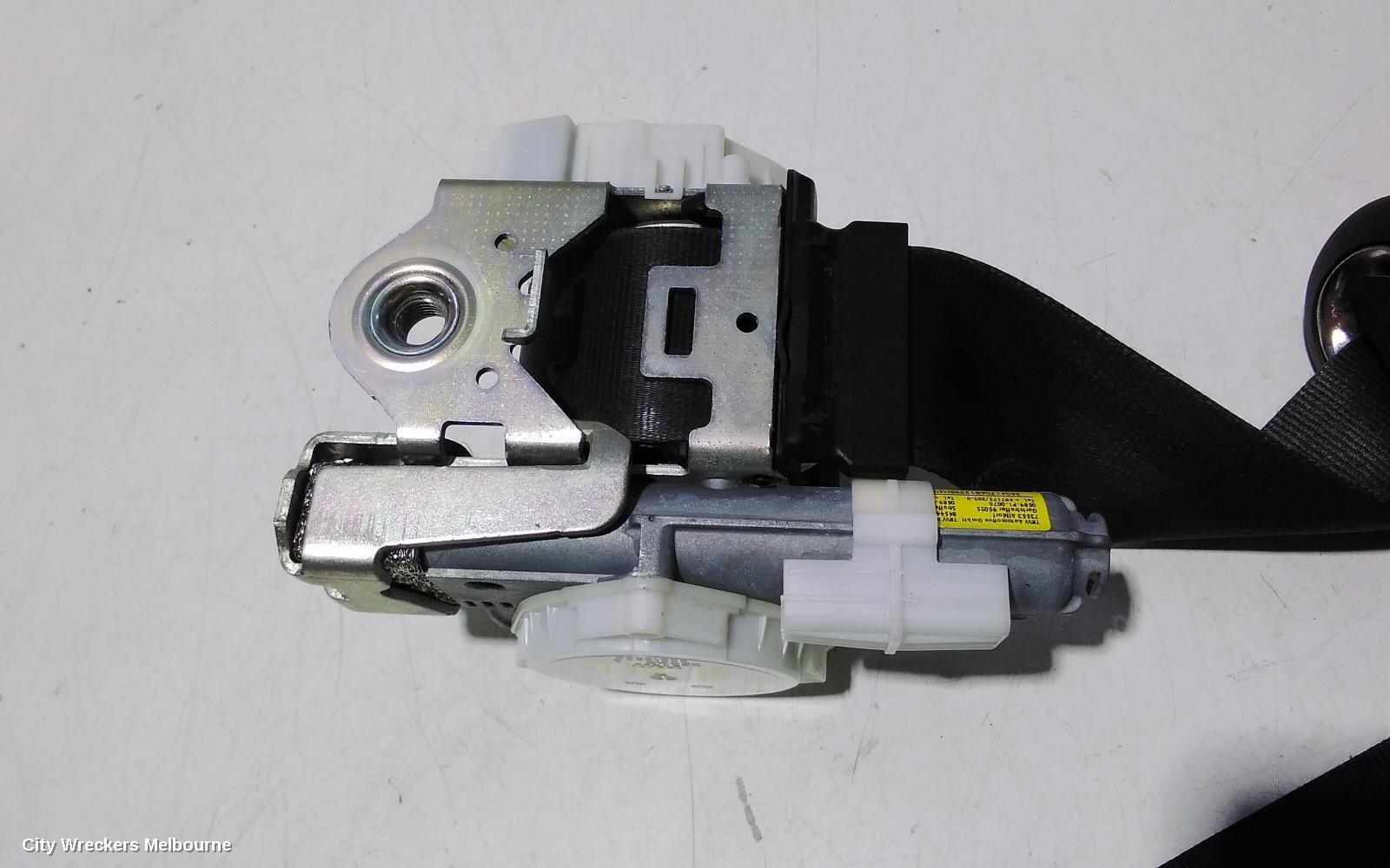 VOLKSWAGEN AMAROK SEATBELT/STALK, RH FRONT, SEAT BELT ONLY, 2H, 12/2010 ONWARDS