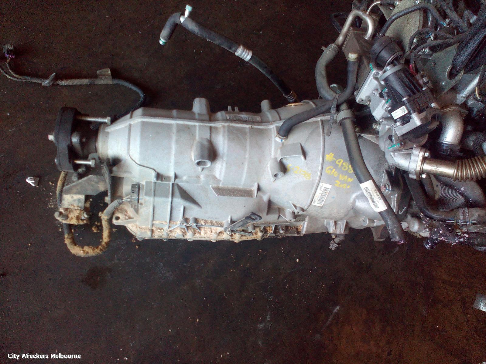 LDV G10 TRANS/GEARBOX, AUTO, DIESEL, 1.9, TURBO, SV7A/SV7C, WAGON/VAN, 04/2015 ONWARDS