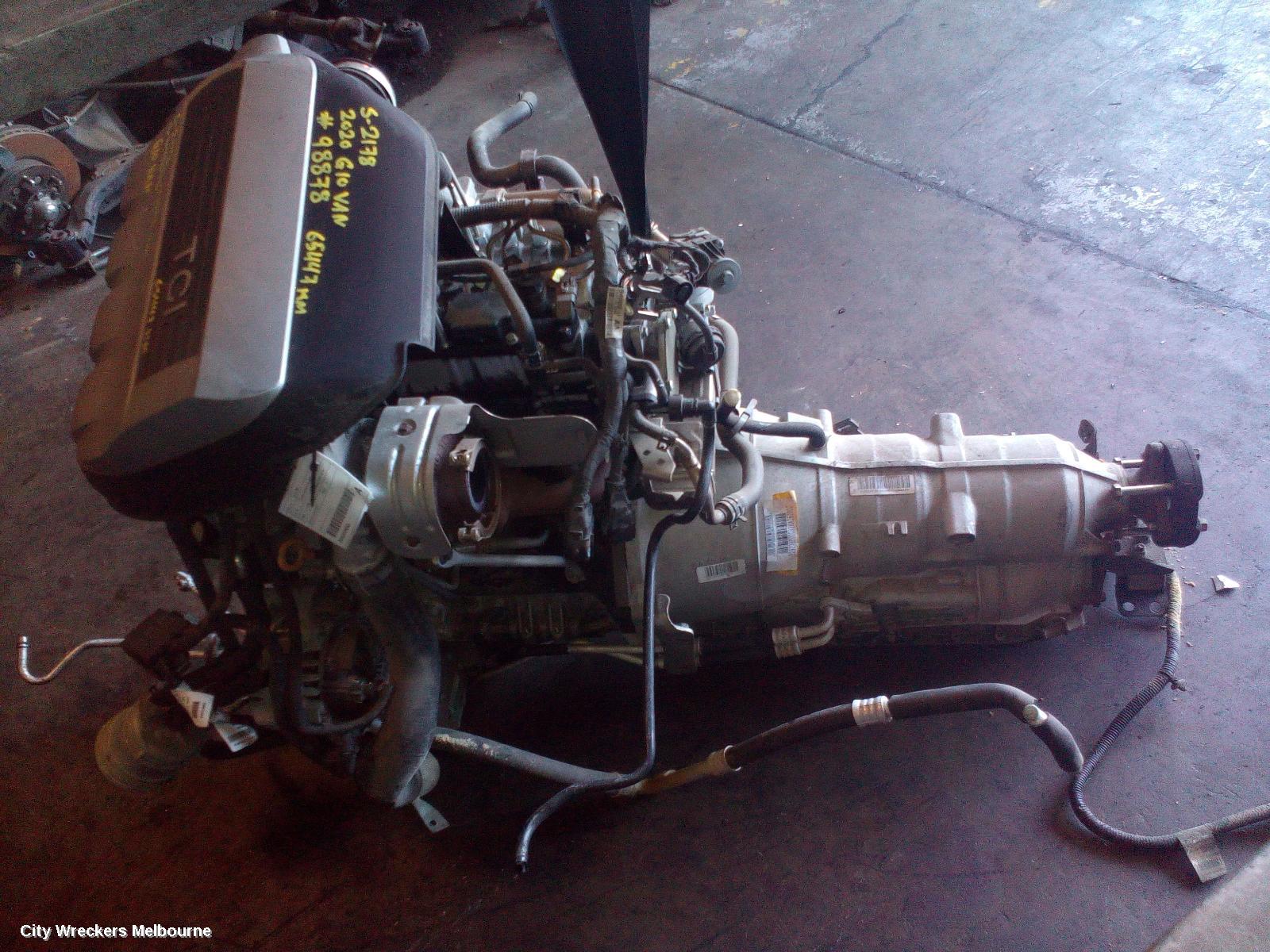LDV G10 TRANS/GEARBOX, AUTO, DIESEL, 1.9, TURBO, SV7A/SV7C, WAGON/VAN, 04/2015 ONWARDS