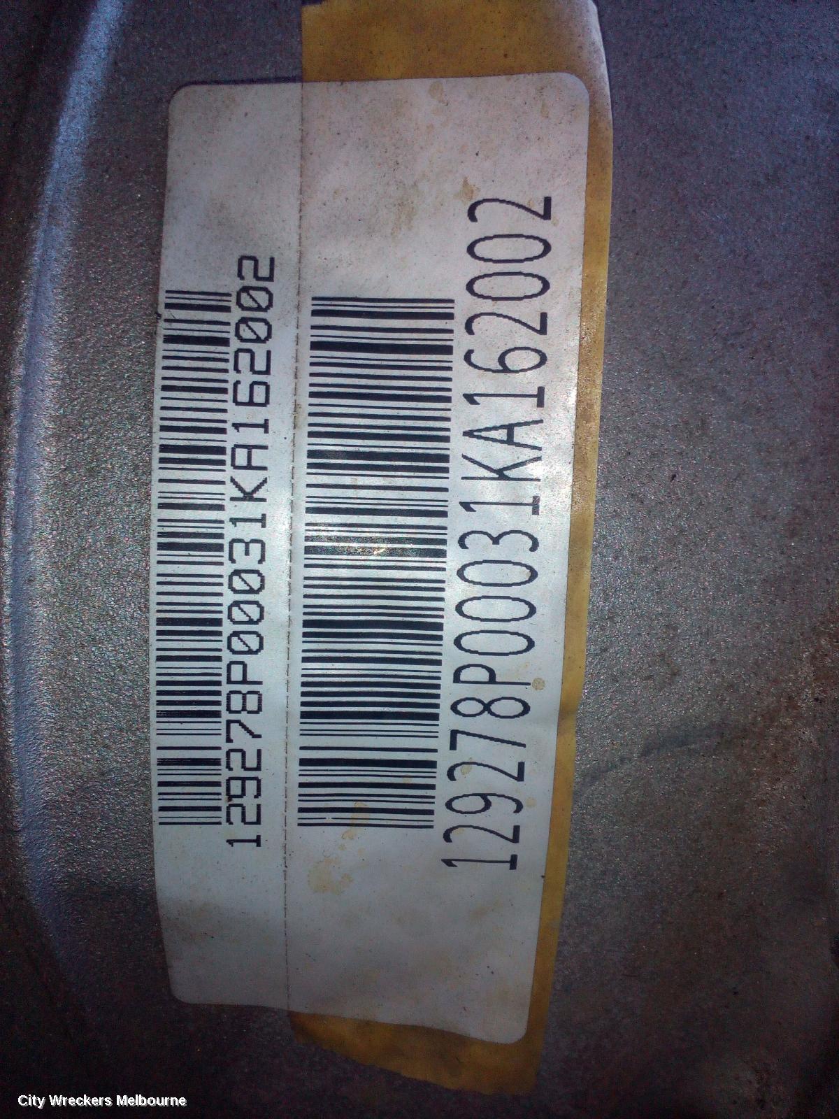 LDV G10 TRANS/GEARBOX, AUTO, DIESEL, 1.9, TURBO, SV7A/SV7C, WAGON/VAN, 04/2015 ONWARDS