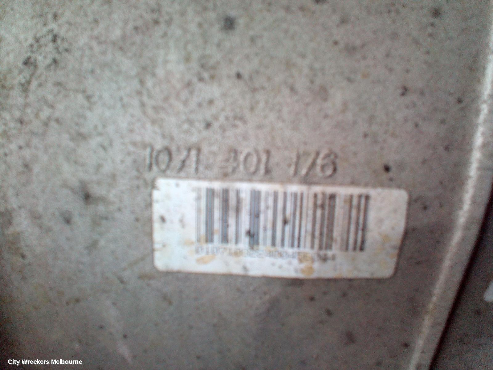 LDV G10 TRANS/GEARBOX, AUTO, DIESEL, 1.9, TURBO, SV7A/SV7C, WAGON/VAN, 04/2015 ONWARDS